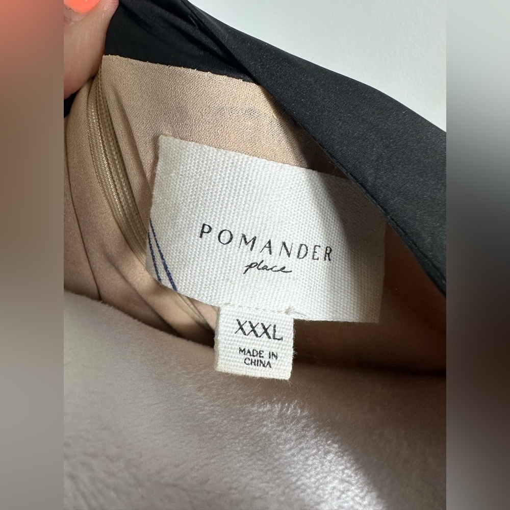 Pomander Place Tan Coco Tweed Bow Dress Size XXXL - Picture 12 of 15